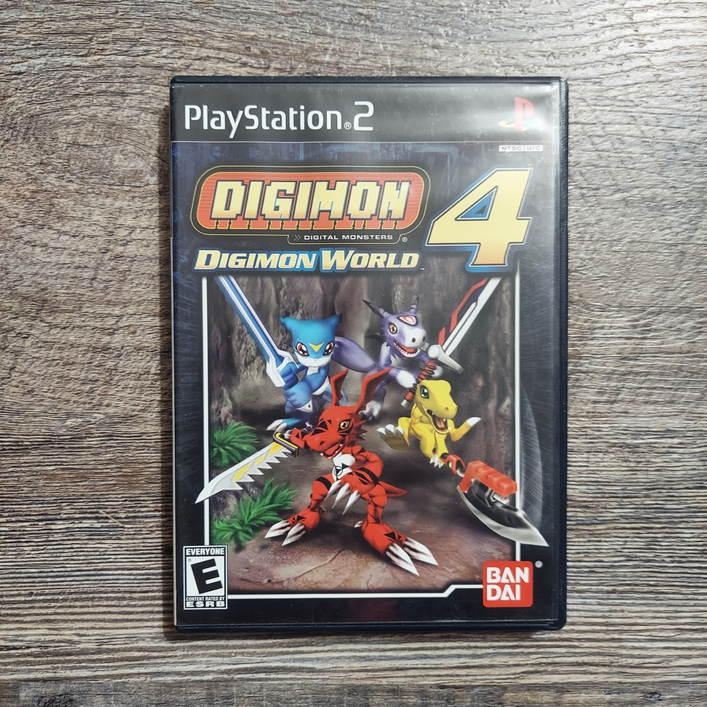 Digimon World 4 Bandai 2005 PS2 Game Rated T Teen NTSC CIB